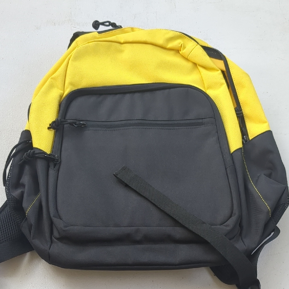 Element Yellow and Black Backpack with Sturdy Straps